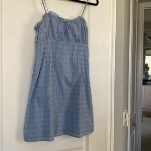 Junior girl, summer blue dress size large